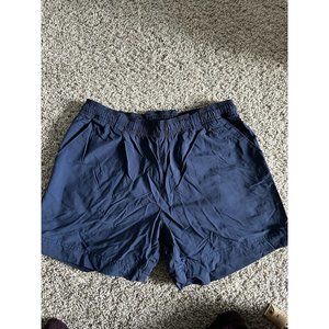 Columbia Shorts Mens Adult navy blue Casual Outdoor PFG Logo Pockets Size 38